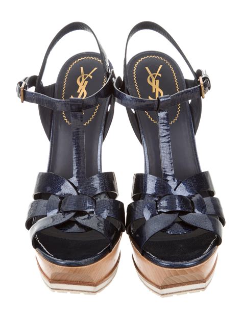 black ysl tribute sandals|ysl tribute sandals on sale.